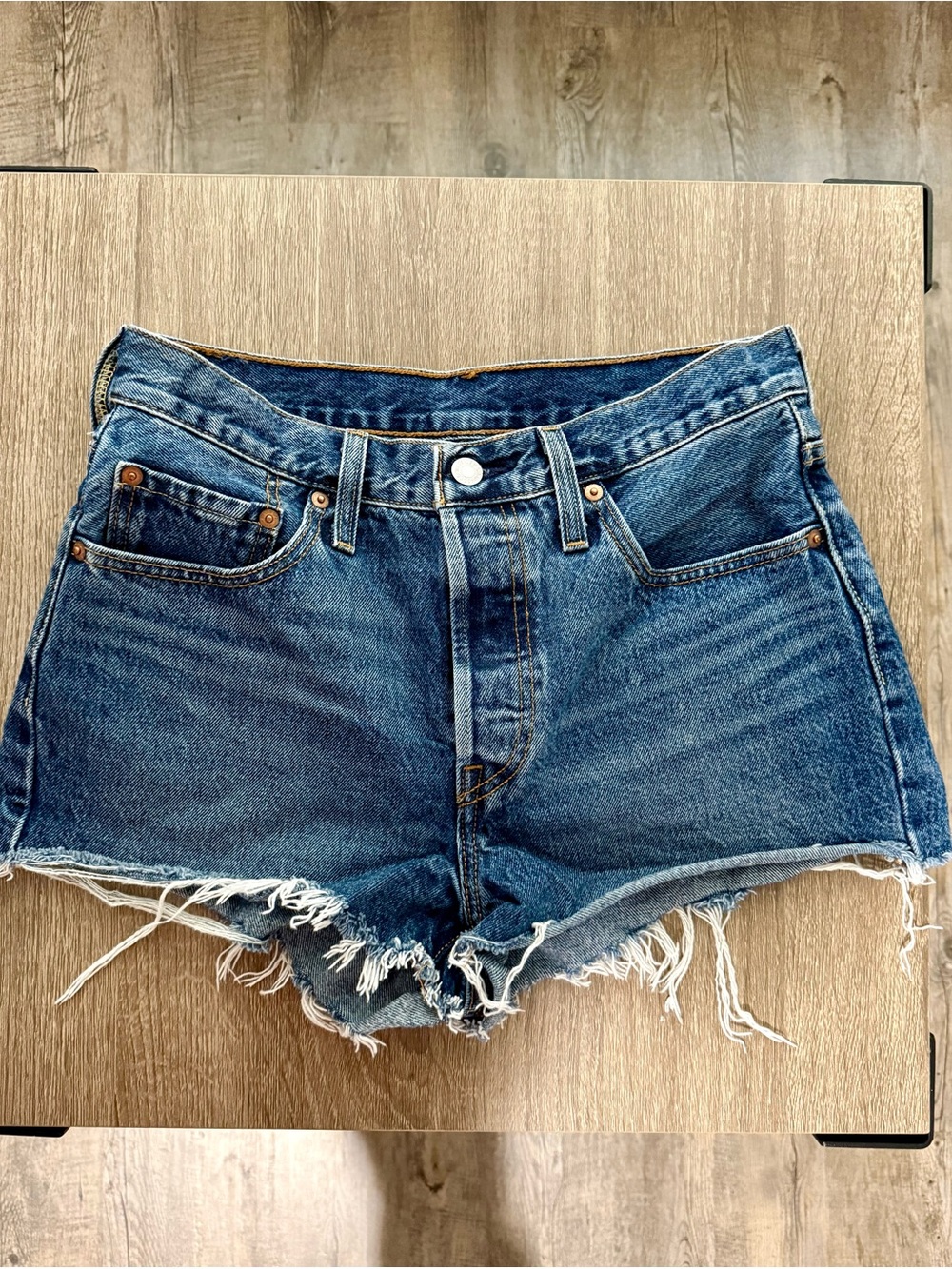 Levi's Women’s 501 Original Denim Shorts - Fine Weather